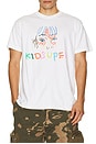 view 3 of 4 Drawing Logo Tee in White