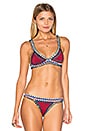 view 1 of 4 TOP BIKINI SOLEY in Red & Multi