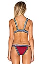 view 3 of 4 TOP BIKINI SOLEY in Red & Multi
