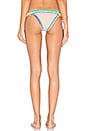 view 3 of 4 BAS DE MAILLOT DE BAIN LUNA in Nude & Teal Multi