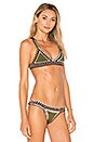 view 2 of 4 TOP BIKINI WREN in Olive & Multi