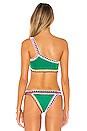view 3 of 4 HAUT DE MAILLOT DE BAIN CLO in Emerald & Multi
