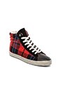 view 2 of 5 Plaid Sneaker in Red
