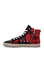 view 5 of 5 Plaid Sneaker in Red