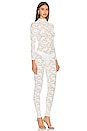 view 2 of 3 Lace Jumpsuit in White