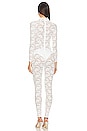 view 3 of 3 Lace Jumpsuit in White