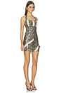view 2 of 3 VESTIDO MARTYNA SNAKE SKIN MINI in Beige Snake Print
