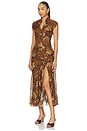 view 2 of 3 Midi Dress in Orange