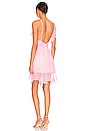 view 4 of 4 Silk Chiffon Mini Dress in Pink