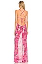 view 3 of 3 ROBE DE SOIRÉE SILK in Pink Rose