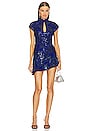 view 1 of 4 X Revolve Beaded Lace Mini Dress in Blue