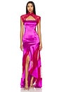 view 1 of 3 Gown in Magenta