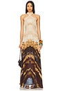 view 1 of 3 Silk Halter Dress in Multi