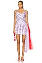 view 1 of 4 Plaid Mini Dress in Purple
