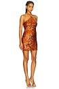 view 2 of 5 Sequin Mini Dress in Orange