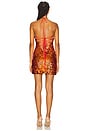 view 3 of 5 Sequin Mini Dress in Orange
