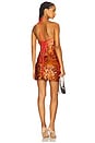 view 4 of 5 Sequin Mini Dress in Orange