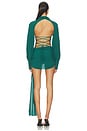view 4 of 4 x REVOLVE Jeannie Mini Dress in Emerald Green