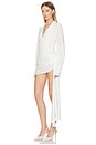 view 2 of 4 ROBE LONG SLEEVE MINI in White
