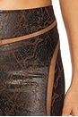 view 6 of 6 Kintsugi Panel Short in Brown