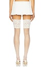 view 4 of 6 Mini Skort With Pearls in White