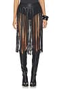 view 2 of 7 Short With Side Fringe in Brown & Black