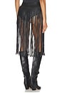 view 5 of 7 Short With Side Fringe in Brown & Black