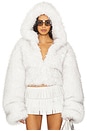 view 1 of 5 Hody White Faux Fur Jacket in White