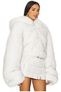 view 3 of 5 Hody White Faux Fur Jacket in White