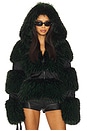 view 1 of 5 Memphy Faux Fur Coat in Green