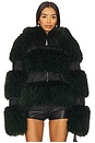 view 2 of 5 Memphy Faux Fur Coat in Green