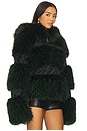 view 3 of 5 Memphy Faux Fur Coat in Green