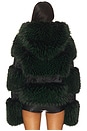 view 4 of 5 Memphy Faux Fur Coat in Green