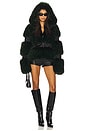 view 5 of 5 Memphy Faux Fur Coat in Green