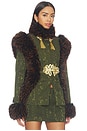 view 2 of 5 Chi Brocade Jacket in Army Green