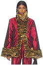 view 1 of 5 Akdeniz Satin Jacket in Red