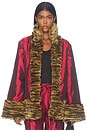 view 2 of 5 Akdeniz Satin Jacket in Red