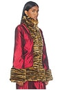 view 4 of 5 Akdeniz Satin Jacket in Red