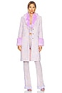 view 1 of 5 MANTEAU FAUX FUR in Lilac
