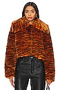 view 2 of 6 Faux Fur Coat in Tiger