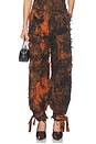 view 1 of 7 PANTALON BURNT ORANGE  in Rust