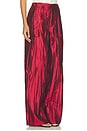 view 2 of 6 Akdeniz Satin Pant in Red