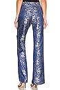 view 3 of 4 Brocade Chaps in Blue