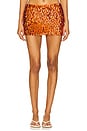view 1 of 6 Sequin Mini Skirt in Orange