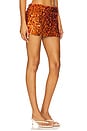 view 2 of 6 Sequin Mini Skirt in Orange
