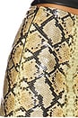 view 6 of 6 Snakeskin Mini Skirt in Tan