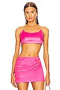 view 1 of 5 Strap Diamante Top in Pink