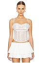 view 1 of 4 Bustier Top in White
