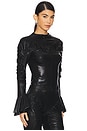 view 2 of 4 Lurex Top in Black