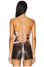 view 3 of 4 Sequin Halter Top in Multi